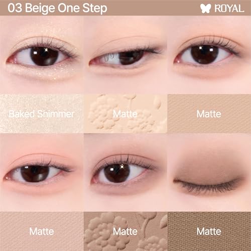 CLIO Muse Master Eyeshadow Palette - Beige 6 Color