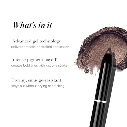 Waterproof Gel Eyeliner Pencil - Dark Chocolate Brown
