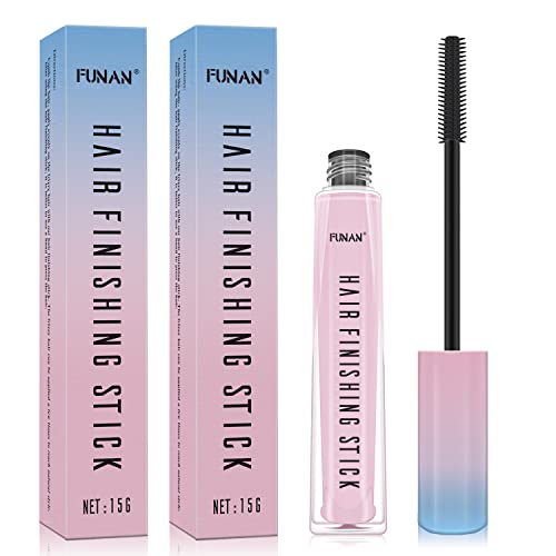 FUNAN Hair Finishing Stick 2 Pack - Flyaway Hair Tamer Wand