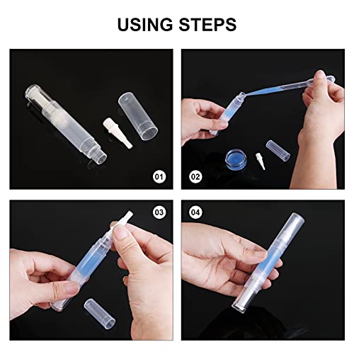 UPZIGS Empty Cuticle Oil Pen 5ml - 5 Pack Fillable