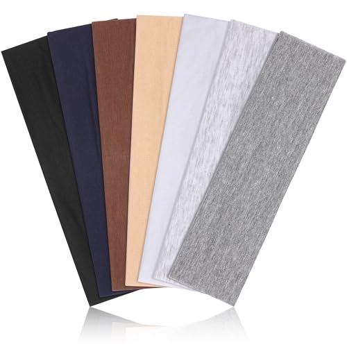 DiyJibb Stretchy Headbands for Women, 7-Pack Non-Slip Sports Yoga