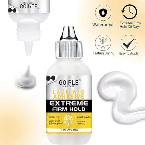 Lace Melting Spray Kit for Glueless Wigs with Glue & Remover