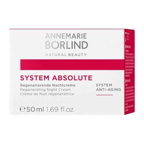 ANNEMARIE B?RLIND - SYSTEM ABSOLUTE Regenerating Night Cream - Anti Wrinkle Moisturizer with Aloe, Algae and Meadowfoam Extracts - Nourishes, Tones, and Hydrates - 1.69 Fl. Oz