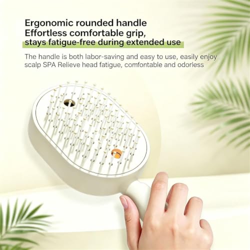 5-in-1 Rechargeable Air Cushion Hair Brush - Detangling & Massage