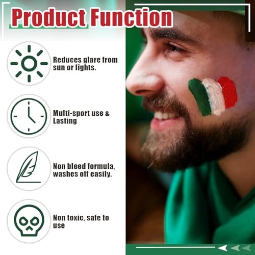 Maxcheck 3 Pcs Mexican Face Paint Sticks for Parties & Sports