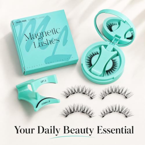 Magnetic Eyelashes Reusable Fluffy No Glue False Lashes