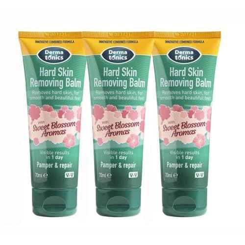 Dermatonics 10% Urea Callus Removing Cream ? Removes Hard Skin, Moisturizes and Rehydrates Racked, Rough, Dead and Dry Skin ? for Feet, Elbows, and Hands, 2.37 fl oz. Tube, 3 Pack