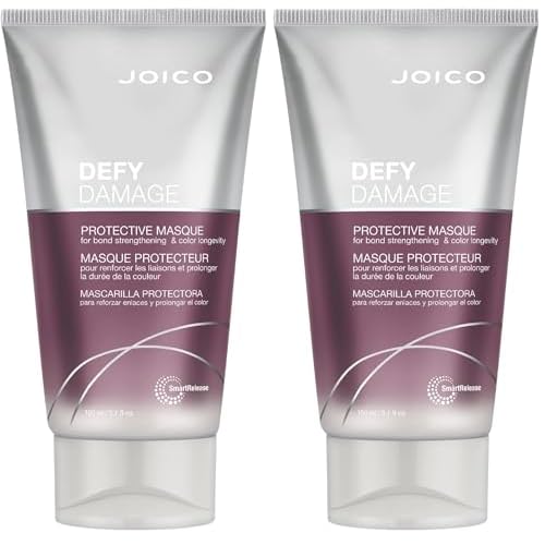 Joico Defy Damage Protective Masque | for Color-Treated Hair | Strengthen Bonds & Preserve Hair Color | with Moringa Seed Oil & Arginine