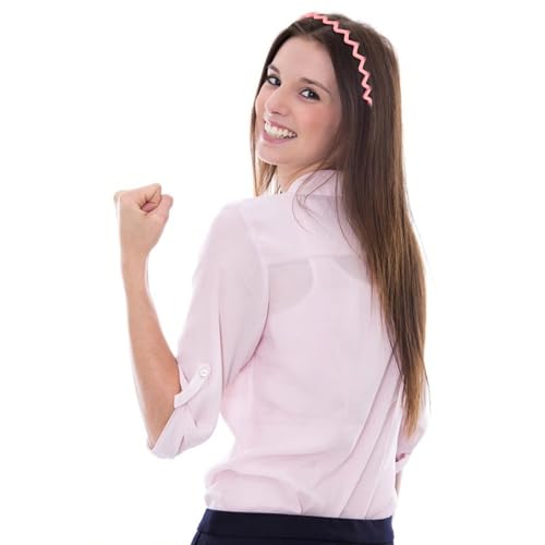 8-Pack Non-Slip Zig Zag Headbands for Women - KEUKORZ Hair Accessories