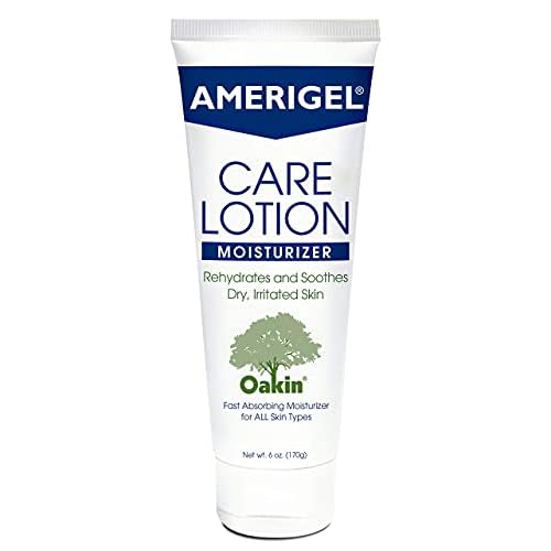AMERIGEL Care Lotion Bundle - Hypoallergenic Moisturizer (6 oz.) Rehydrates & Soothes Dry Skin - Care Lotion for Diabetic Skin Care (16 oz.) Soothes Irritated Skin