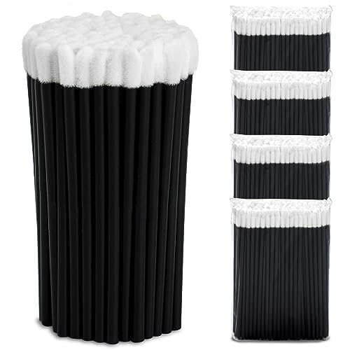 400Pcs Disposable Lip Brushes, Flocked Lip Applicators for Lip Gloss