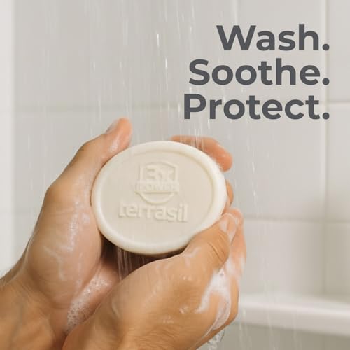 terrasil Balanitis Soap for Men, Care & Relief from Balanitis Symptoms: Itch, Redness. Natural, Dermatologist Tested & Hypoallergenic Approved (75gm)