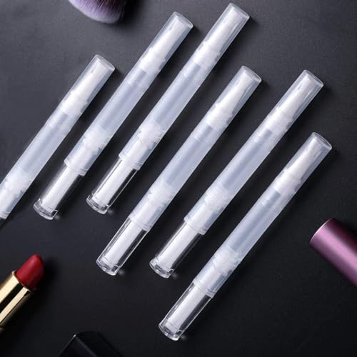 10 Pack 3ml Twist Cuticle Oil Pens with Brush Applicator