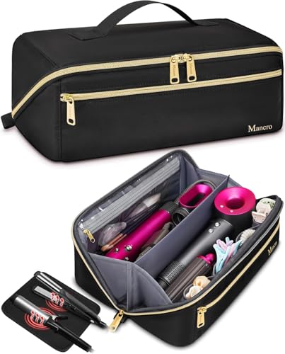 Mancro Shark FlexStyle Hair Tool Travel Bag with Heat Resistant Mat
