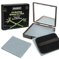 Oil Blotting Sheets 200pc with Mirror & Puff - Bamboo Charcoal