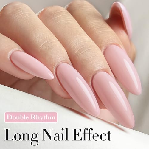 Double Rhythm Baby Pink Gel Nail Polish 15ML Soak-Off UV/LED Manicure