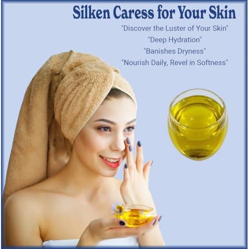 Natural Born Oils Borage Seed Oil, 8oz, Organic, Cold-Pressed, Carrier Oil, Omega-6 Rich, Skin Moisturizer, Hair Health Enhancer