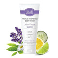 Belli Skincare Pure and Pampered Body Wash, Moisturizing Skin Cleanser, Contains Cucumber Green Tea Extracts, For All Skin Types, Dermatologist recommended, 6.5 Oz