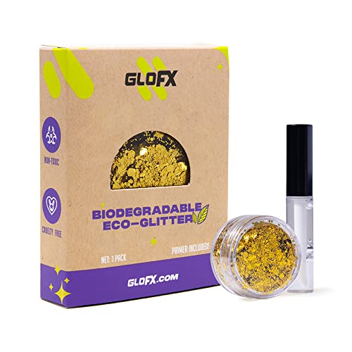 Gold Biodegradable Glitter | Eco-Friendly Face & Body Makeup