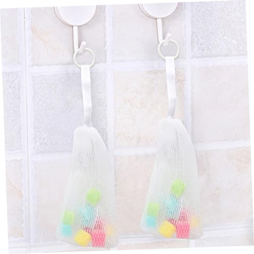 FOMIYES 5pcs Foaming Net Soap Bags with Hanging Design