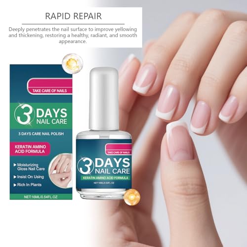 Keratin Nail Care Oil - Strengthening & Hydrating 3-Pack