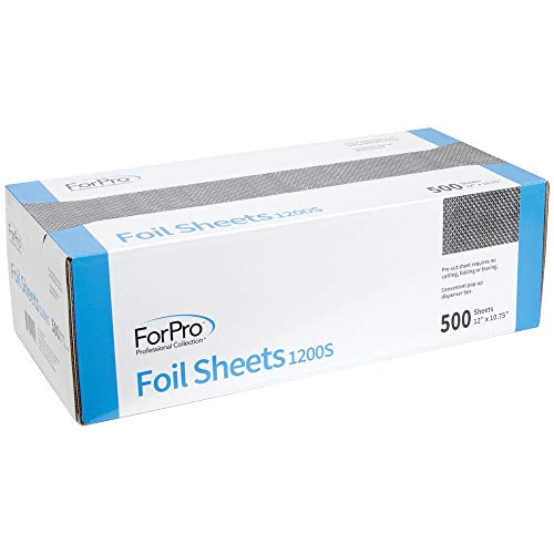 ForPro Embossed Aluminum Foil Sheets 500-Count Pop-Up Dispenser