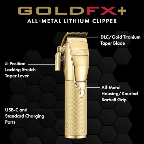 BaBylissPRO GOLDFX+ Professional Cord/Cordless Hair Clipper
