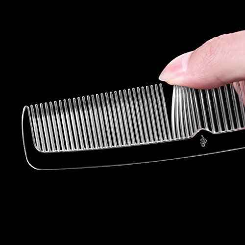 Disposable Combs Individually Wrapped, Fine and Wide Tooth, Sturdy and Thick, 120 Pack Combs Bulk for Family, Hotel, Travel, Homeless