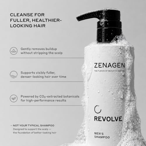 Zenagen Revolve Men's Thickening Shampoo for Thinning Hair