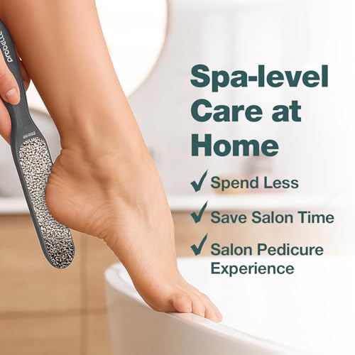 Probelle Double-Sided Nickel Foot File & Callus Remover - Pedicure Tool