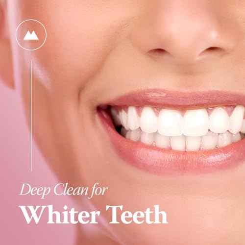 HIMALAYA PINKSALT Natural Toothbrush - Medium Toothbrushes for Adults, Plaque Remover for Teeth, Tapered Bristles Gentle on Teeth and Gum, Deep Clean Toothbrush