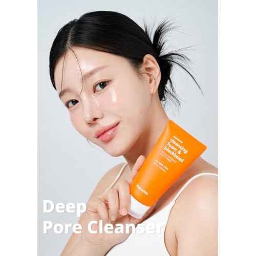 Hanskin Pore Cleansing Foam, Bha Cleanser, Gentle Exfoliating Face Wash and Makeup Remover, Korean Deep Pore Sebum Cleansing for Hydrated and Smooth Skin 4.06 (fl oz)