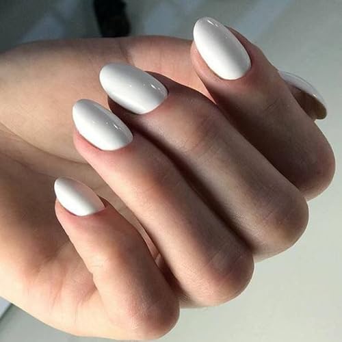 Modelones Press On Nails - 32Pc Oval Fake Nails Kit with Glue