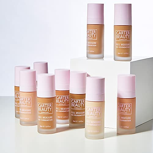 Carter Beauty By Marissa Carter Half Measure Dewy Foundation - Water-Based, Light-To-Medium Sheer Finish - Vegan And Cruelty Free, Paraben And Sulfate Free - Vanilla Fudge - 1.01 OZ