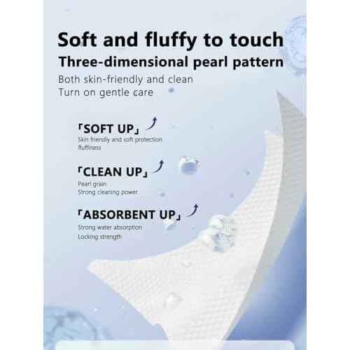 Disposable Face Towels, 80 Count, Biodegradable Dry Wipes for Sensitive Skin, Makeup Removal, Baby Care, Ultra Soft & Thick, 7.8¡±x7.8¡±