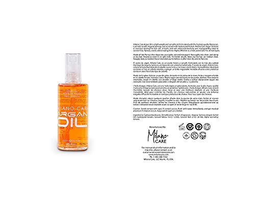 Premium Organic Argan Oil Treatment for All Hair Types - 3.4 fl oz