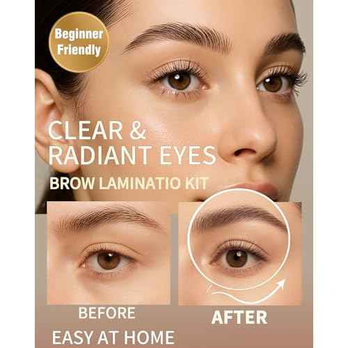 Brow Lamination Kit, 5 PACK Eyebrow Lamination Kit At Home DIY, Vivandra Instant Brow Lift Kit For Fuller Thicker Beautiful Eyebrows, Easy to Use and Suitable for Professionals & Beginners