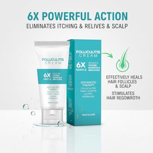 Folliculitis Cream – Cooling Menthol Relief for Itchy Bumpy Skin