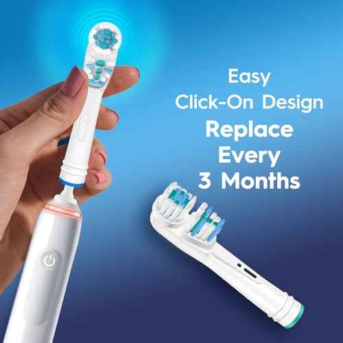 Dual Clean Replacement Brush Heads Compatible with Oral B Vitality Series Electric Toothbrush.8 Count