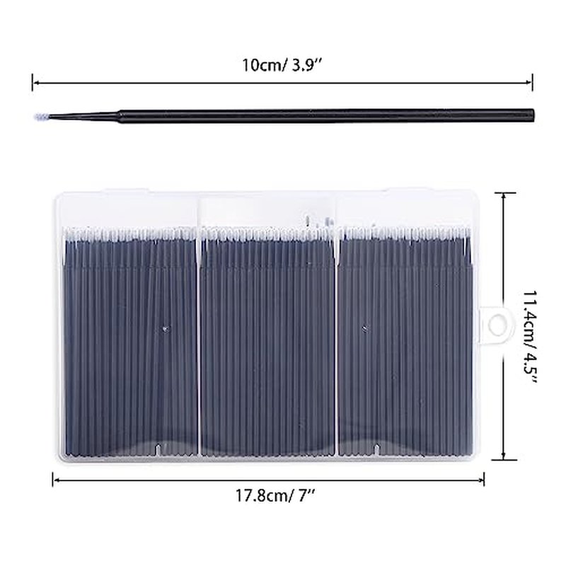 400 Pcs Micro Applicator Brushes for Eyelash Extensions