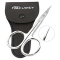 Curved Eyebrow & Facial Hair Scissors – 3.7" Stainless Steel