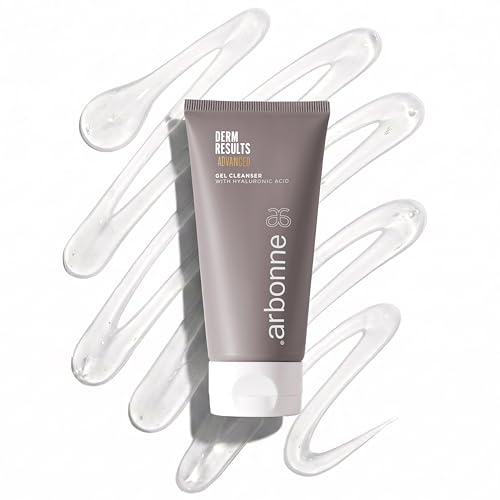 Arbonne DermResults Advanced Gel Cleanser ? Hydrating Daily Face Wash for Women & Men with Hyaluronic Acid and Aloe Vera for Soft, Smooth, Refreshed Skin, 3 fl oz / 90 ml