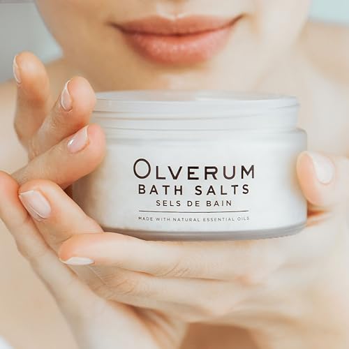 OLVERUM - Natural Bath Salts | Clean Beauty Mineral Soak With Dead Sea Salt, Vegan, Cruelty-Free (7.1 oz)