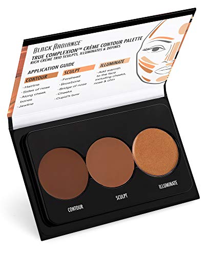 Black Radiance Contour Palette & Baked Blush Makeup Bundle