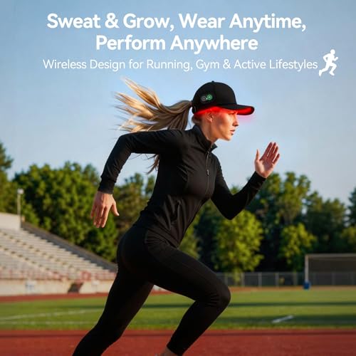 Wireless Red Light Therapy Cap for Hair Growth - FDA Cleared