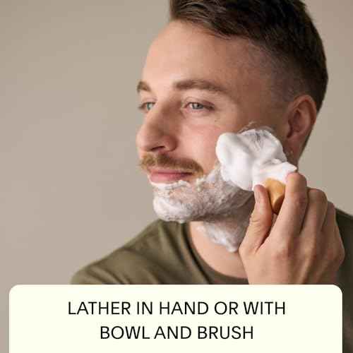 Leaf Shave | Leaf Shaving Soap Bar - All-Natural Bar Soap for Grooming and Skin Preparation for Women & Men, 1.5 oz - Spruce, 2-Pack