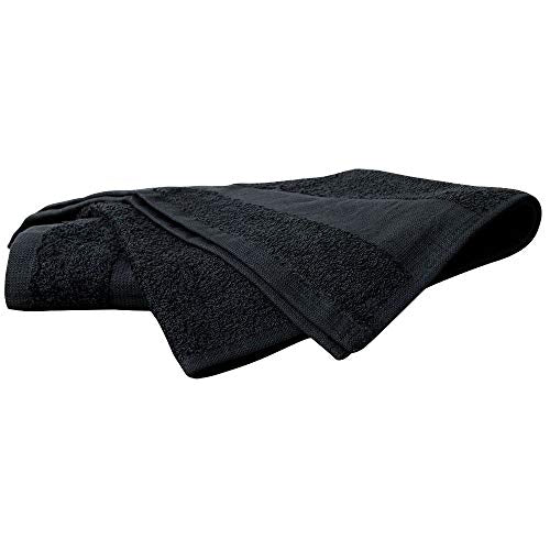 ForPro Premium Black Bleach-Resistant Salon Towels Pack of 24, 16x27 Inches