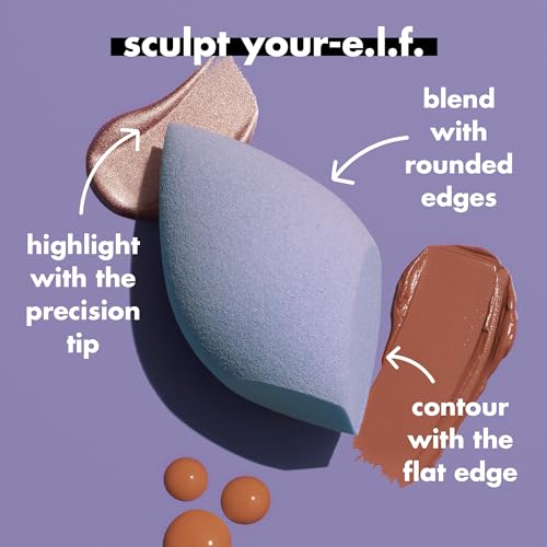e.l.f. 3-in-1 Precision Sculpting Sponge for Contouring & Blending