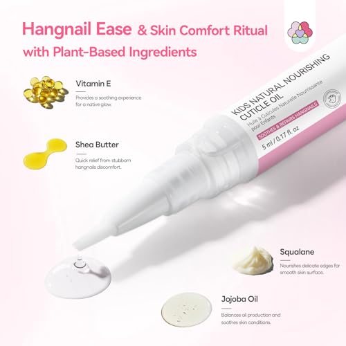 SAVILAND Kids Cuticle Oil Pen - Gentle Plant-Based Nail Care