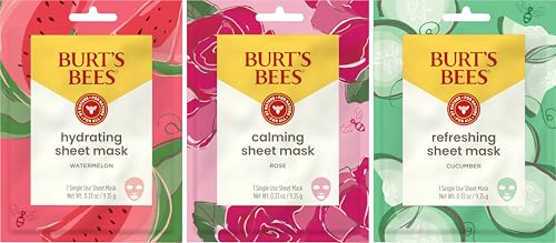 Burt's Bees Face Sheet Mask Bundle Set - 3 Pack